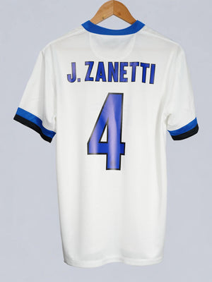 Inter Milan Away Shirt 2013/14 J.Zanetti 4 (M)