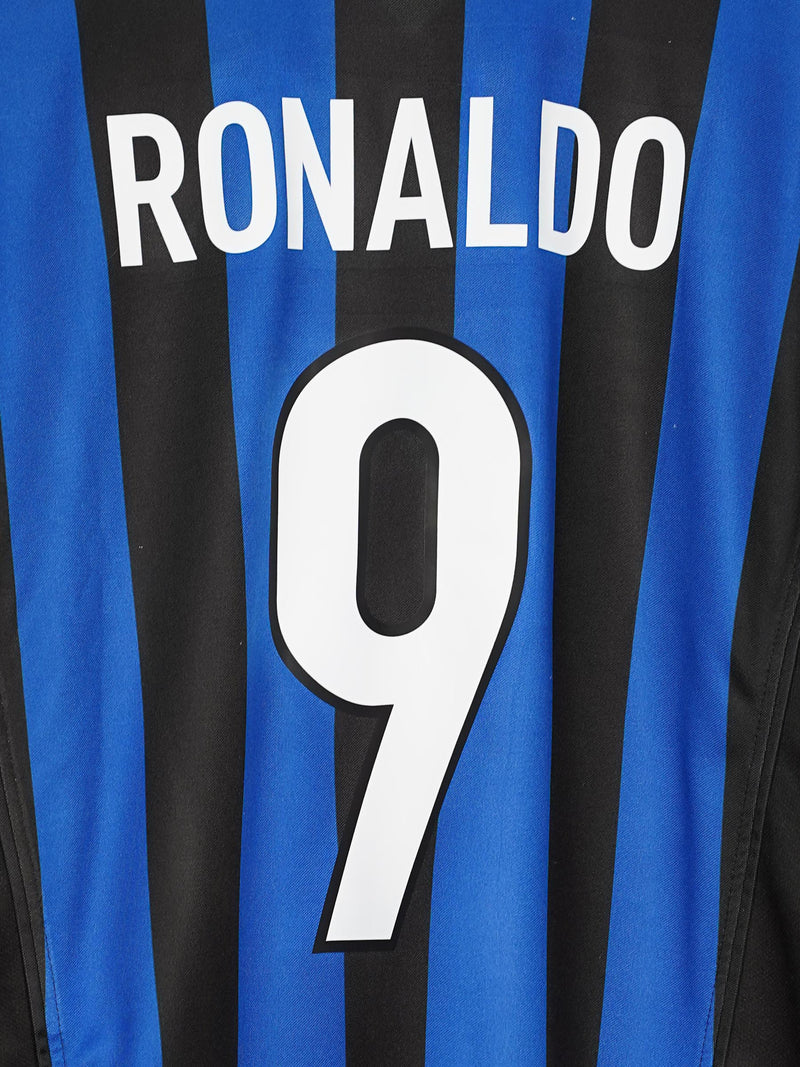 Inter Milan Home Shirt 1998/99 Ronaldo 9 (L)