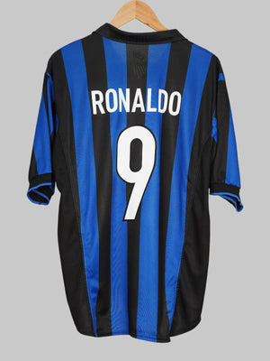Inter Milan Home Shirt 1998/99 Ronaldo 9 (L)