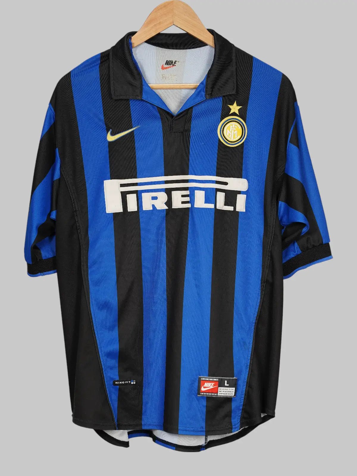 Inter Milan Home Shirt 1998/99 Ronaldo 9 (L)