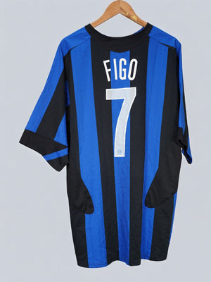 Inter Milan Home Shirt 2005/6 Figo 7 (XXL)