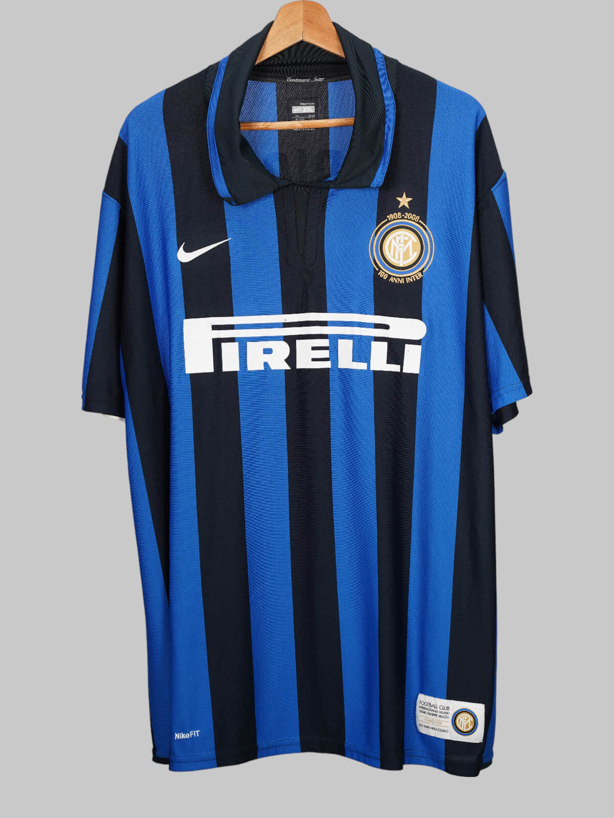 Inter Milan Home Shirt 2007/8 Adriano 10 (L)