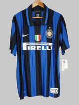 Inter Milan Home Shirt 2007/8 Signed Ibrahimovic 8 BNWT (XL)