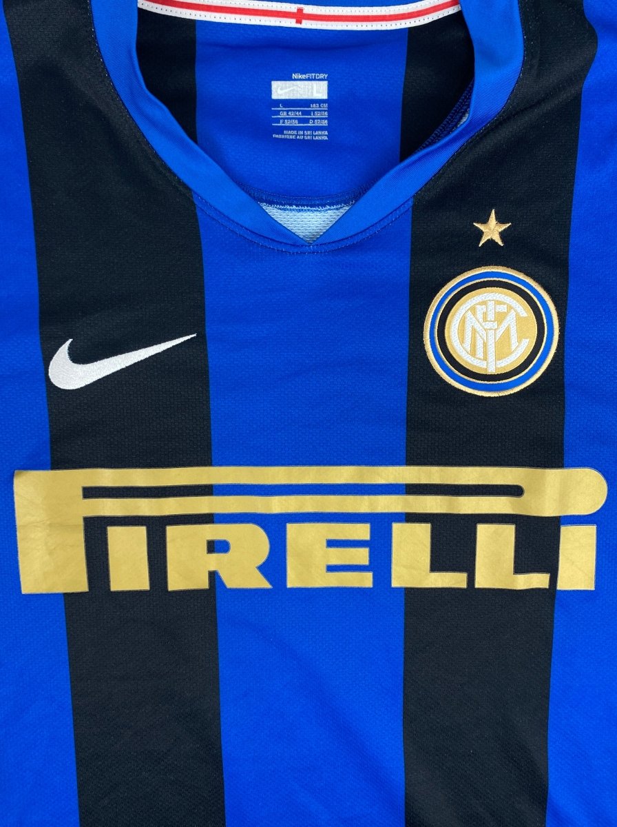 Inter Milan Home Shirt 2008/09 - 10/10 - L