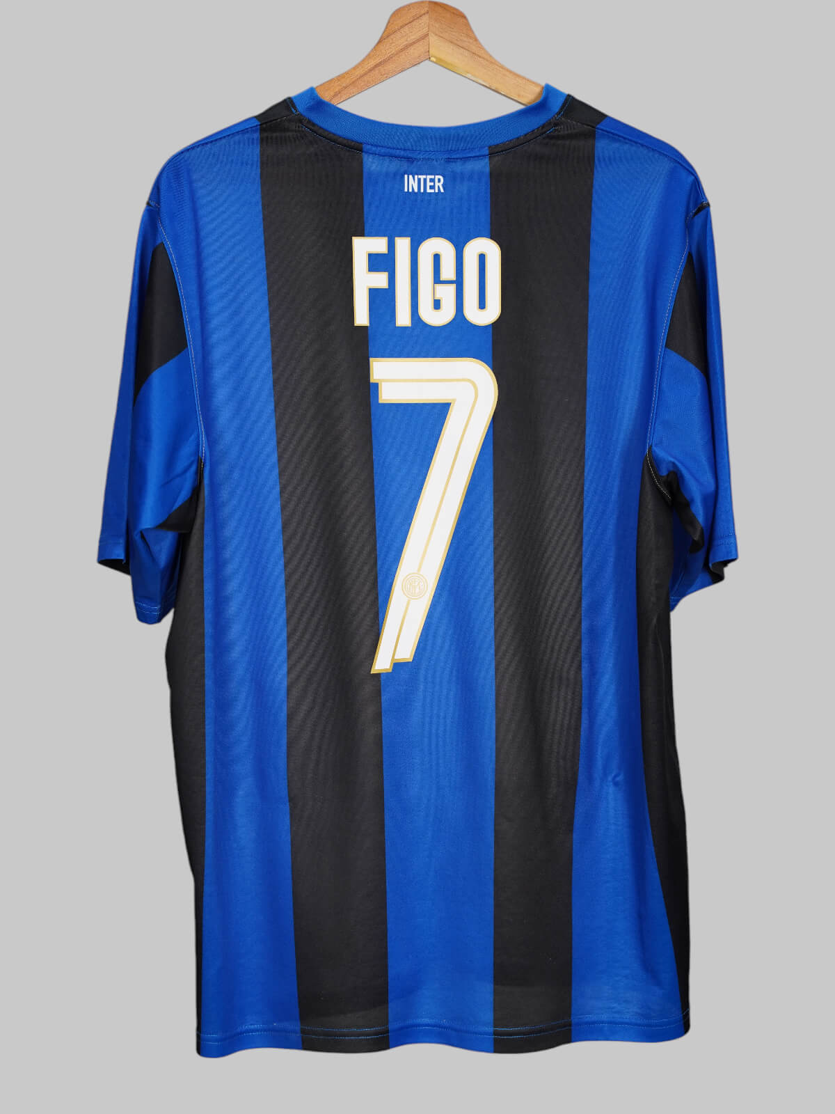 Inter Milan Home Shirt 2008/9 Figo 7 (L)