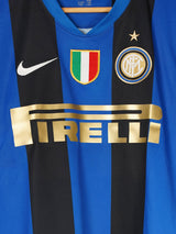 Inter Milan Home Shirt 2008/9 Ibrahimovic 8 (L)