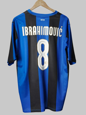 Inter Milan Home Shirt 2008/9 Ibrahimovic 8 (L)