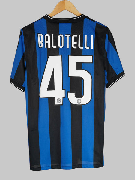 ウェア Nike Inter Milan Balotelli 45 Jersey M inter-milan-home-shirt-200910-