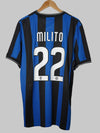 Inter Milan Home Shirt 2009/10 Milito #22 (XL)