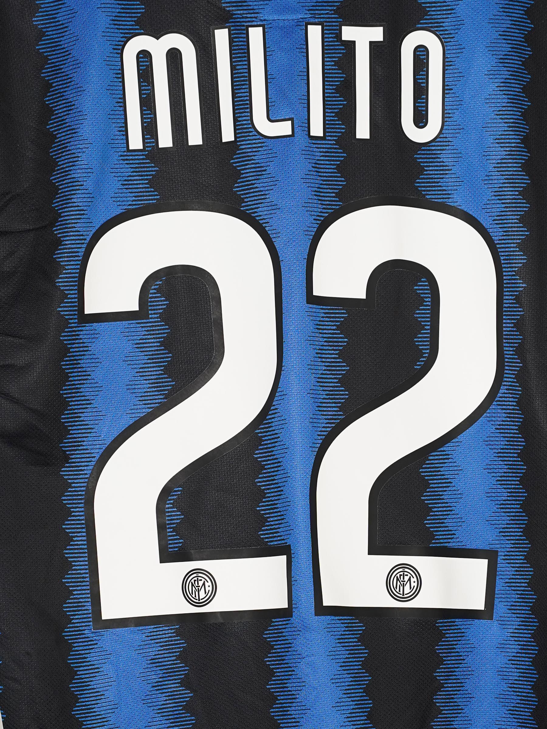 2010/11 Inter Milan Milito #22 Home Shirt (L) Nike | First11