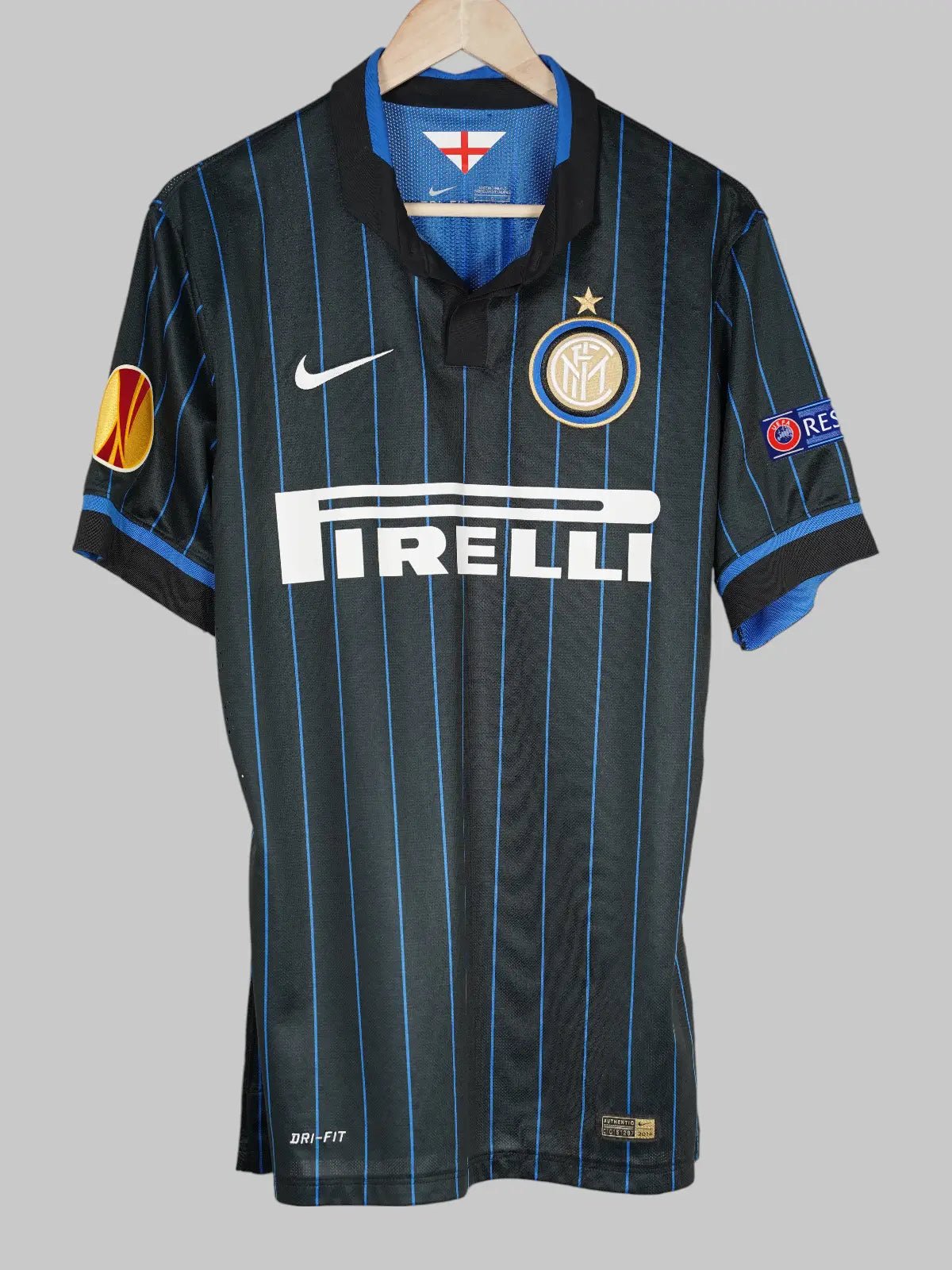 Inter Milan Home Shirt 2014/15 Match Issue Guarin 13 (L)