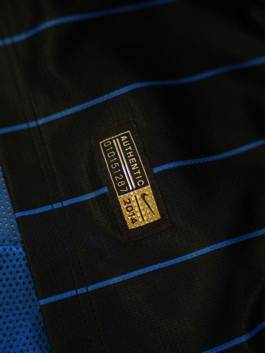 Inter Milan Home Shirt 2014/15 Match Issue Guarin 13 (L)