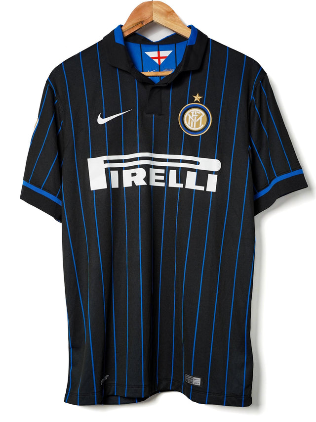 Inter Milan Home Shirt 2014/15 Palacio Signed 8 (M)