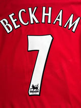 2002/3 Manchester United Beckham #7 Home Shirt (XL)