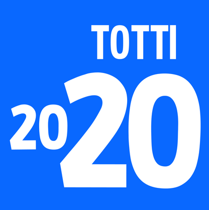 Italy 2000/02 Nameset Home Totti #20 Nameset