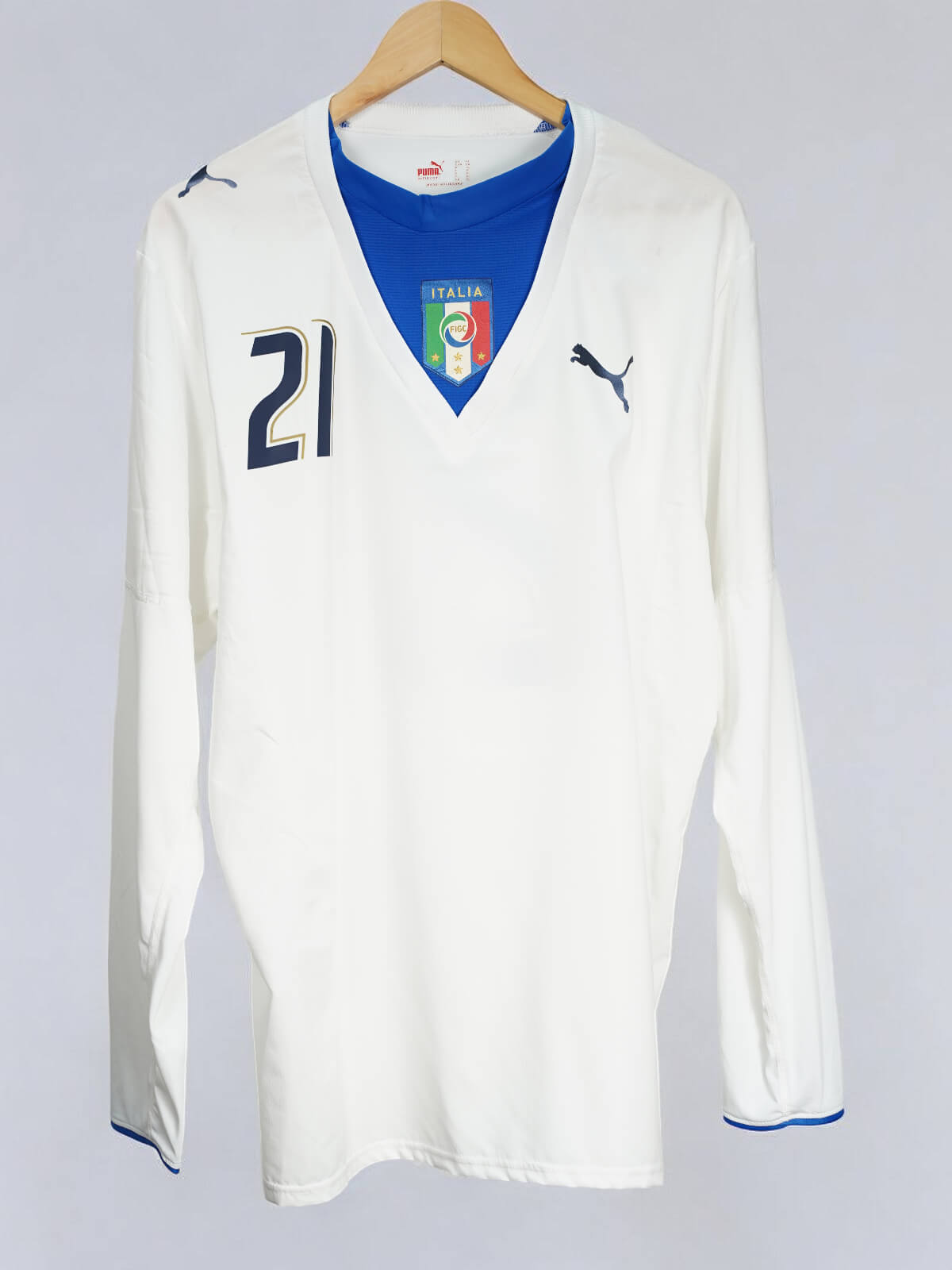 Italy Away Shirt 2006/7 L/S Pirlo 21 (XL)