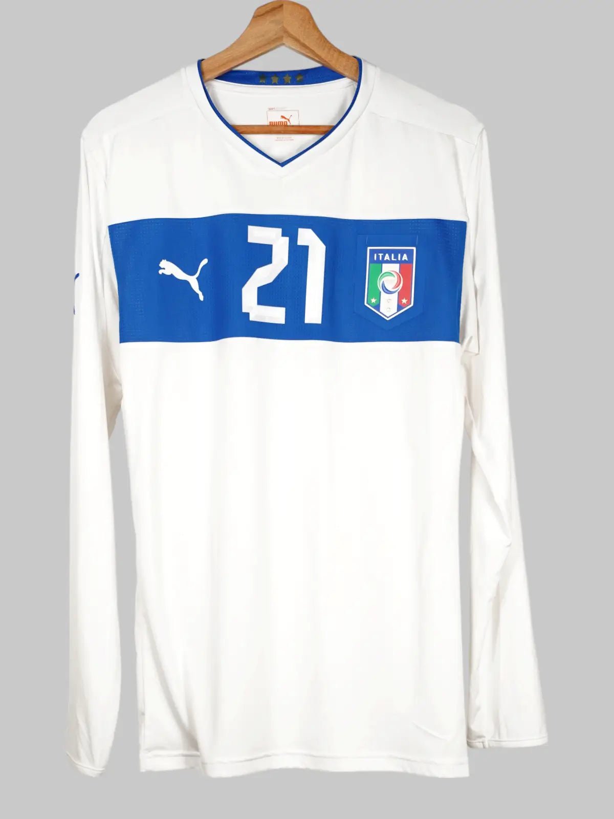 Italy Away Shirt L/S 2012/13 Pirlo 21 (L)