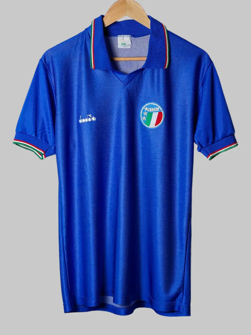 Italy Home Shirt 1990/91 (L)