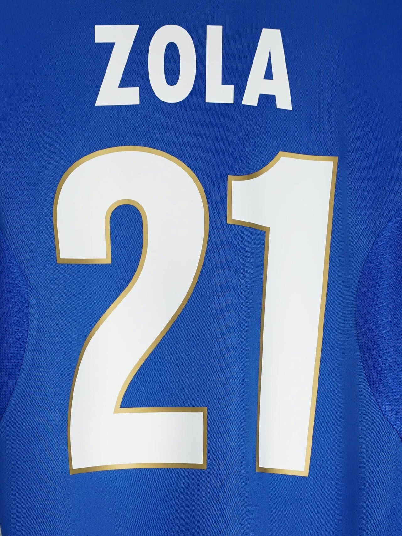 Italy Home Shirt 1996/97 L/S Zola 21 (S)