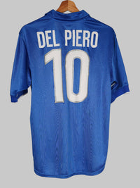 Italy Home Shirt 1997/98 Del Piero 10 (M)