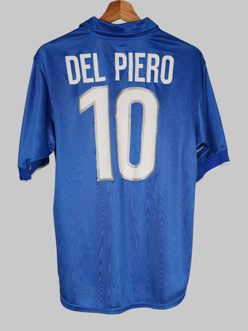 Italy Home Shirt 1997/98 Del Piero 10 (M)