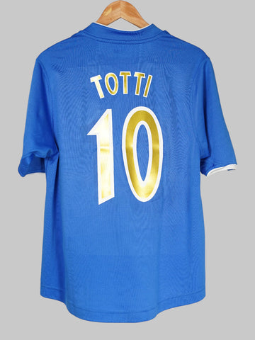 Italy Home Shirt 2003/4 Totti 10 (XL)