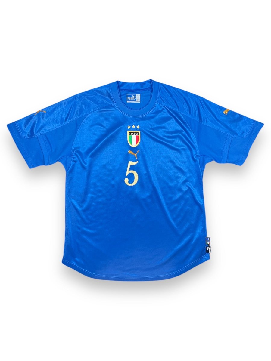2004/05 Italy Cannavaro #5 Home Shirt (XL) Puma | First11