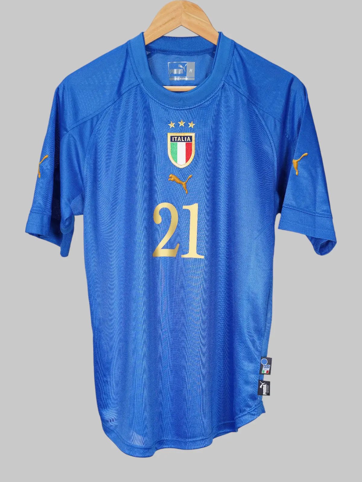 Italy Home Shirt 2004/5 Pirlo 21 (M)