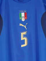 Italy Home Shirt 2006/7 Cannavaro 5 (L)