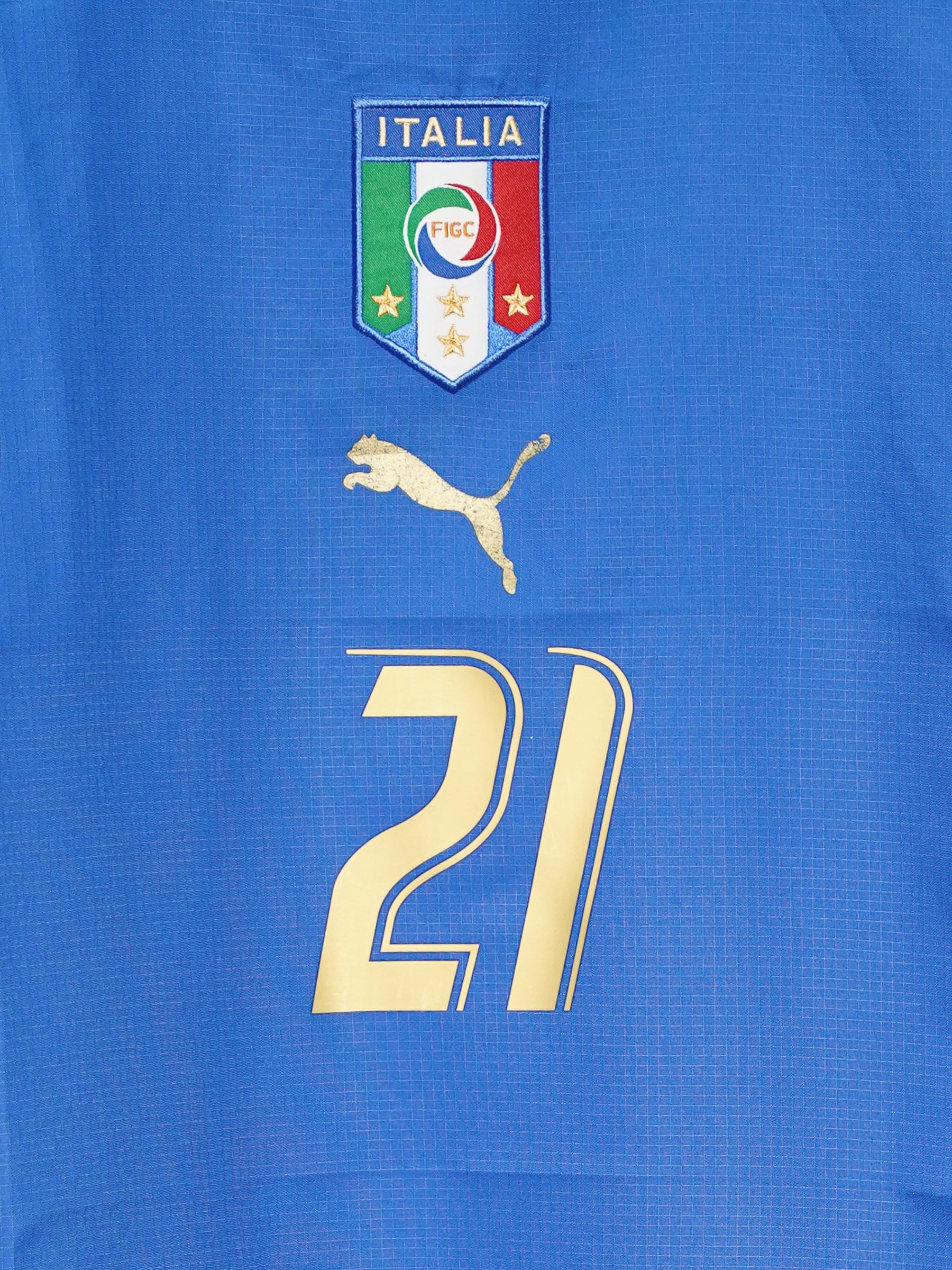 Italy Home Shirt 2006/7 Pirlo 21 (M)