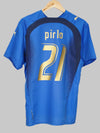 Camiseta de local de Italia 2006/7 Pirlo #21 (M)