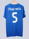 Italy Home Shirt 2011/12 Signed Thiago Motta #5 (XL)