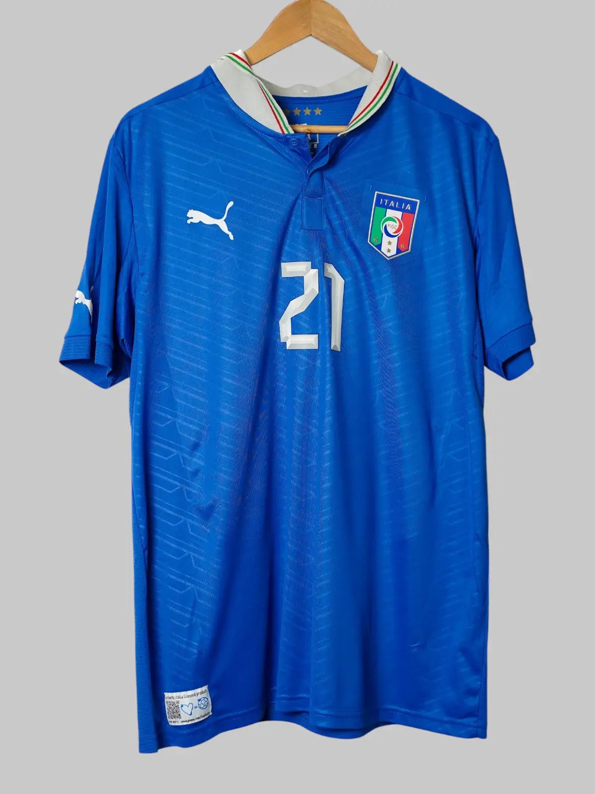 Italy Home Shirt 2012/13 Pirlo 21 (XL)