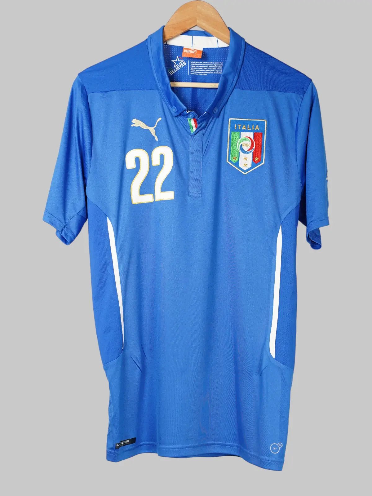 Italy Home Shirt 2014/15 Insigne 22 (L)