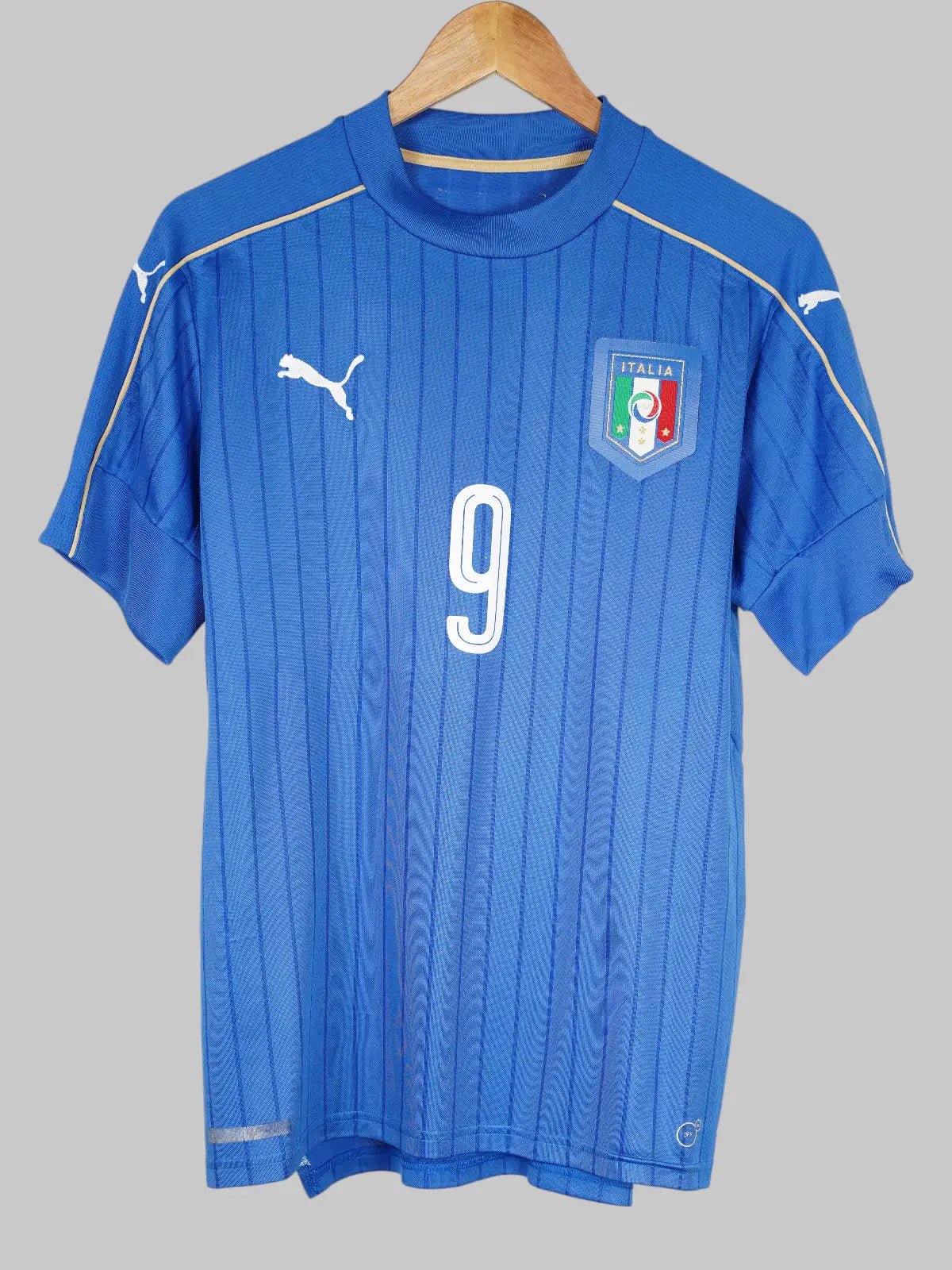 Italy Home Shirt 2016/17 Pellé 9 (M)