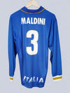 Italy Home Shirt L/S 1996/97 Maldini #3 (L)