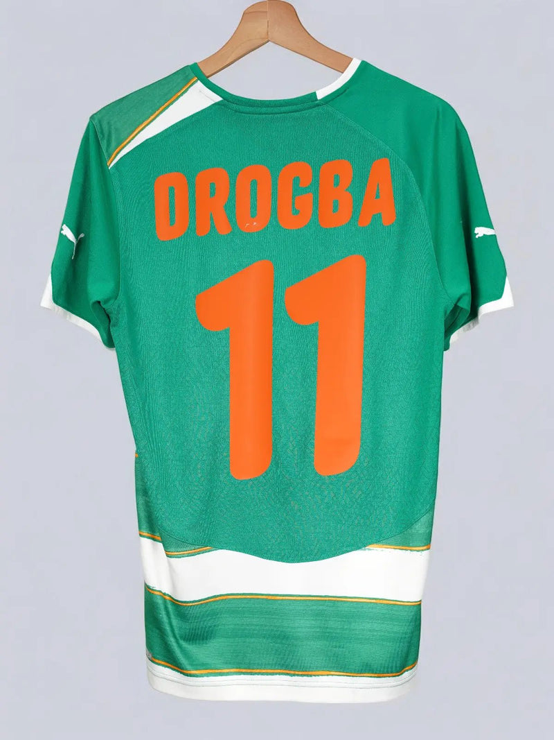 Ivory Coast Away Shirt 2010/11 Drogba 11 (S)