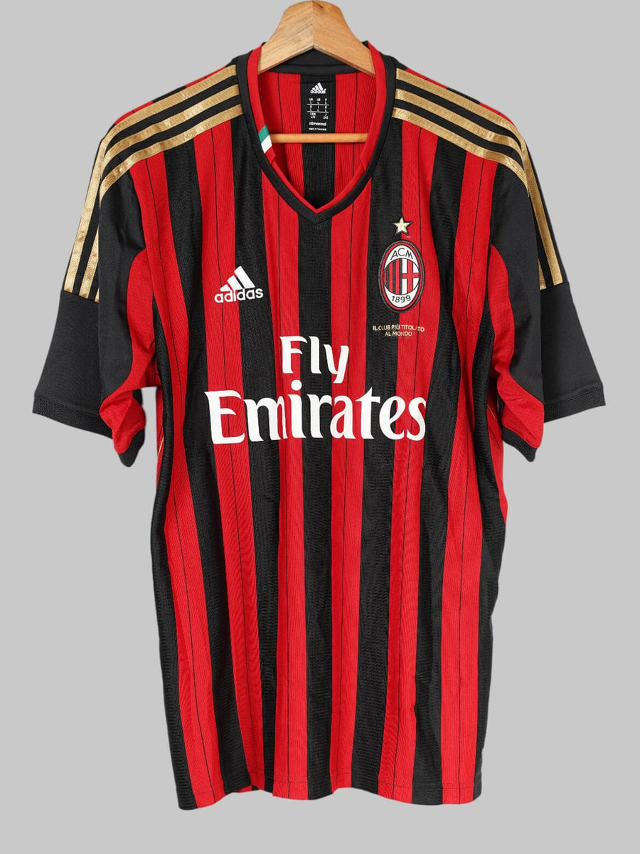 AC Milan Signed Home Shirt 2013/14 Matri #9 (L)