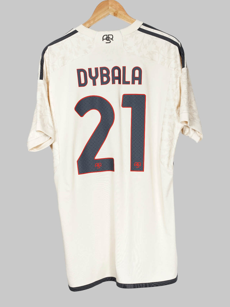 2023/24 AS Roma Dybala #21 Away Shirt (XL)