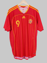 2006/7 Spain F.Torres #9 Home Shirt (L)