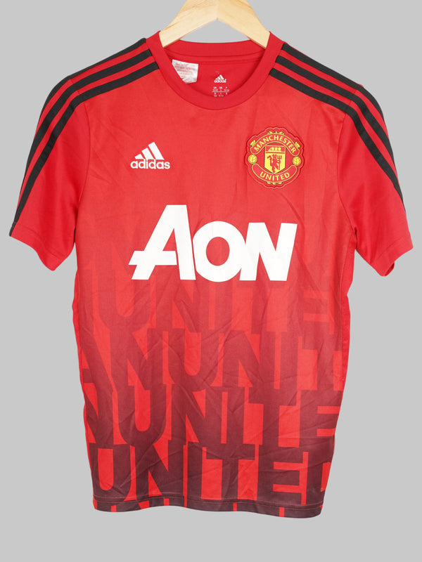 2016/17 Manchester United Training Shirt (L Kids) Adidas