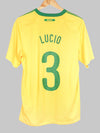 2010/11 Brasil Lucio #3 Camiseta Local (S) Nike