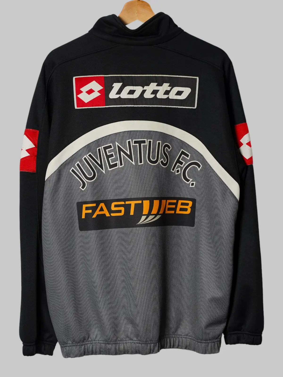 2002/3 Juventus 1/4 Zip Track Jacket (L) Lotto – First11