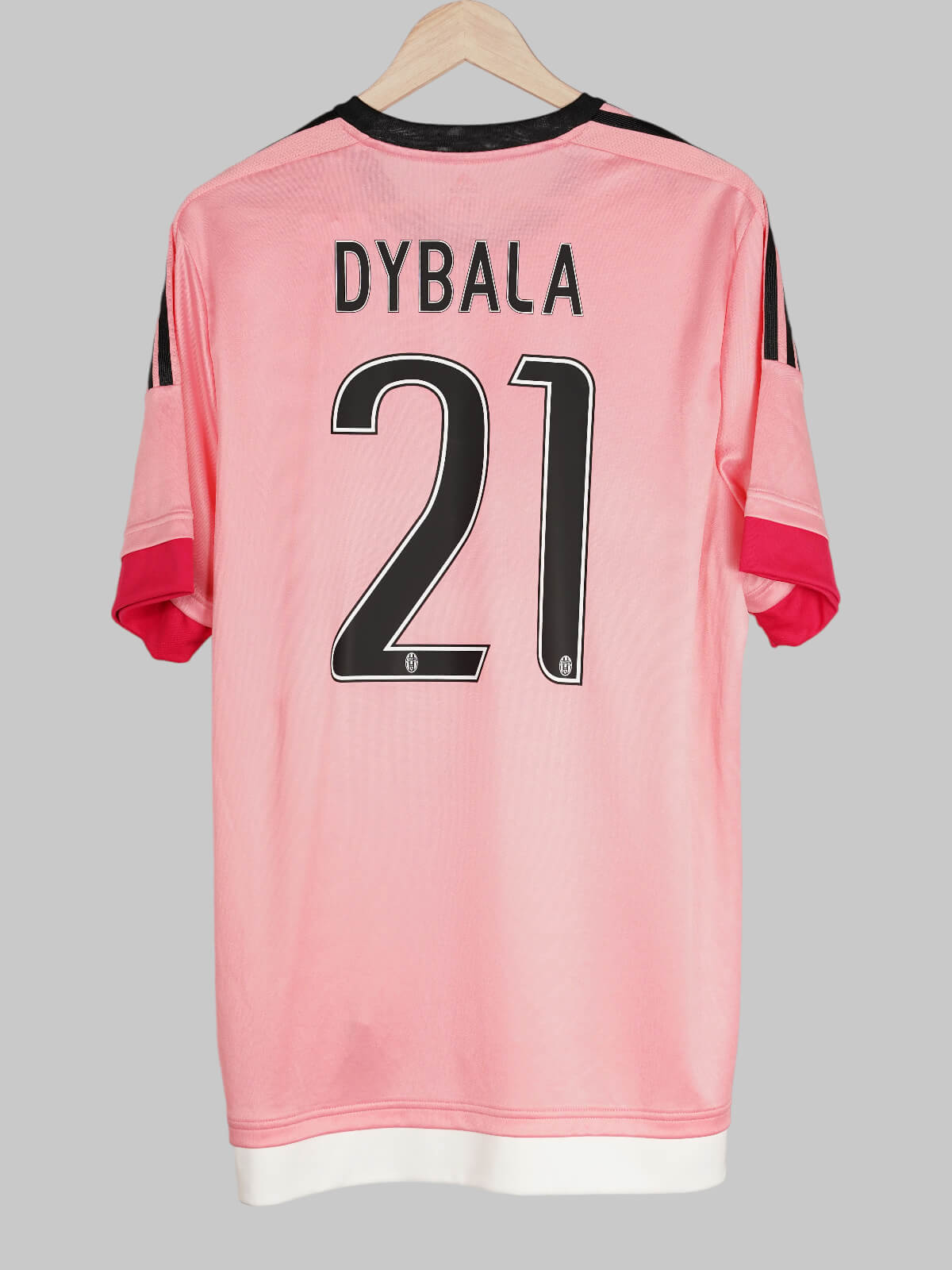 2015/16 Juventus Dybala #21 Away Shirt Signed Player Issue (XL