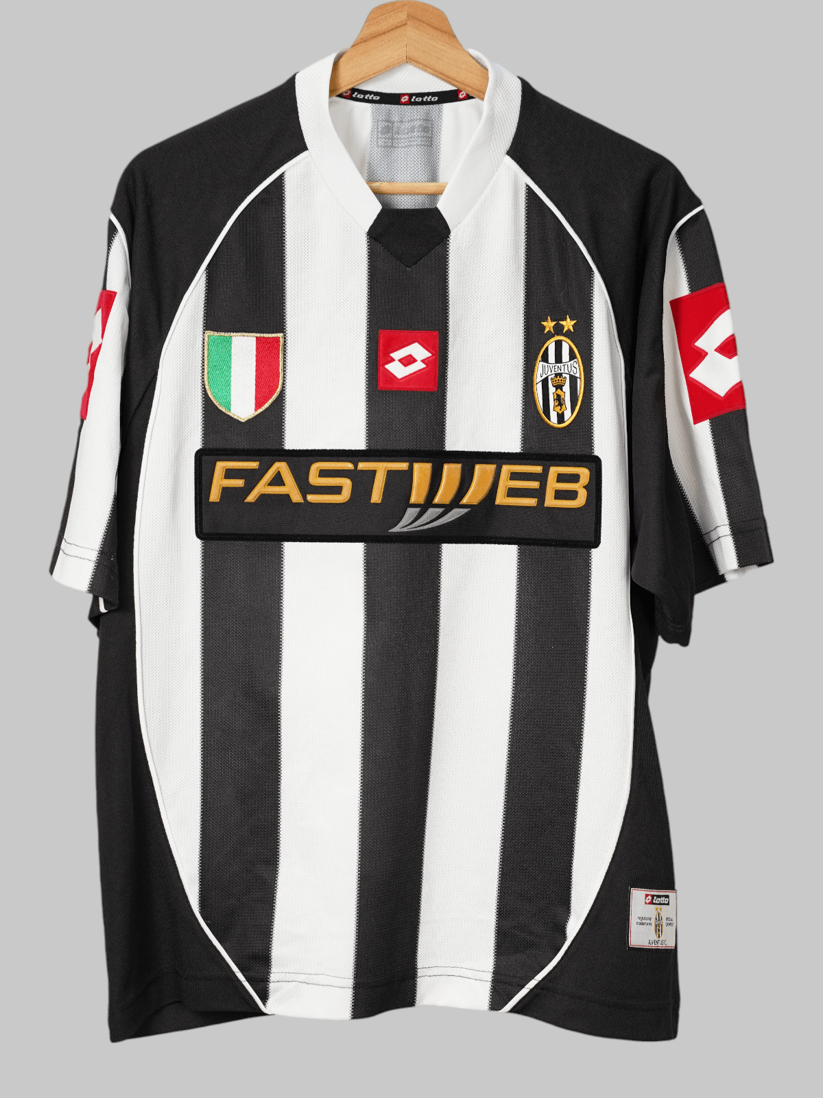 2002/03 Juventus Davids #26 Home Shirt (M) Lotto | First11