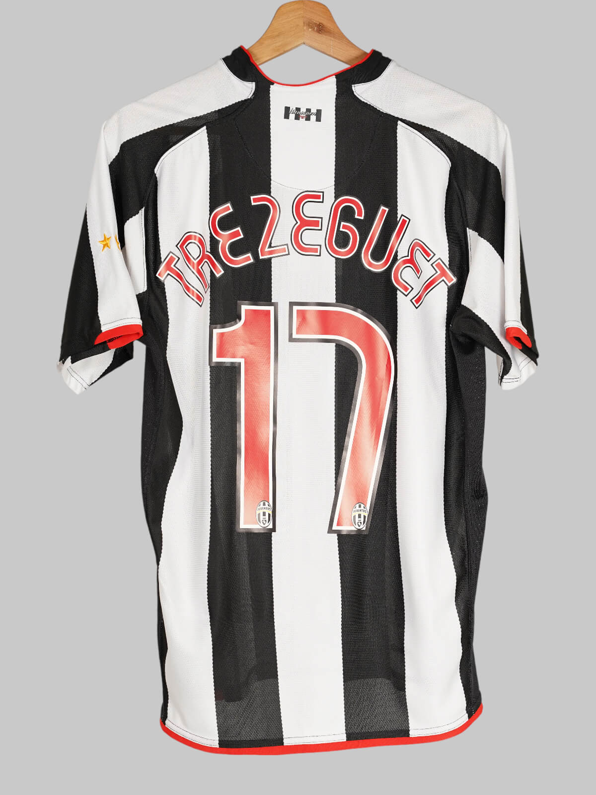 Lotto Juventus TREZEGUET 17 ユニフォーム David Trezeguet Signed