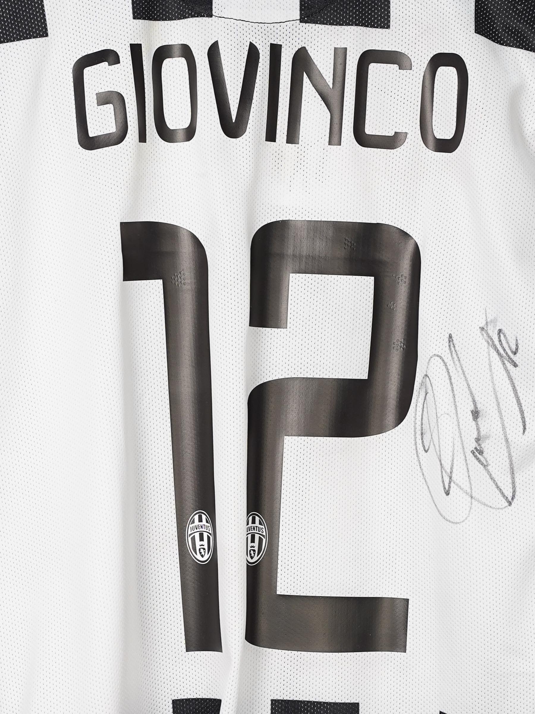 2014/15 Juventus Giovinco #12 Home Shirt Signed (L) Nike | First11