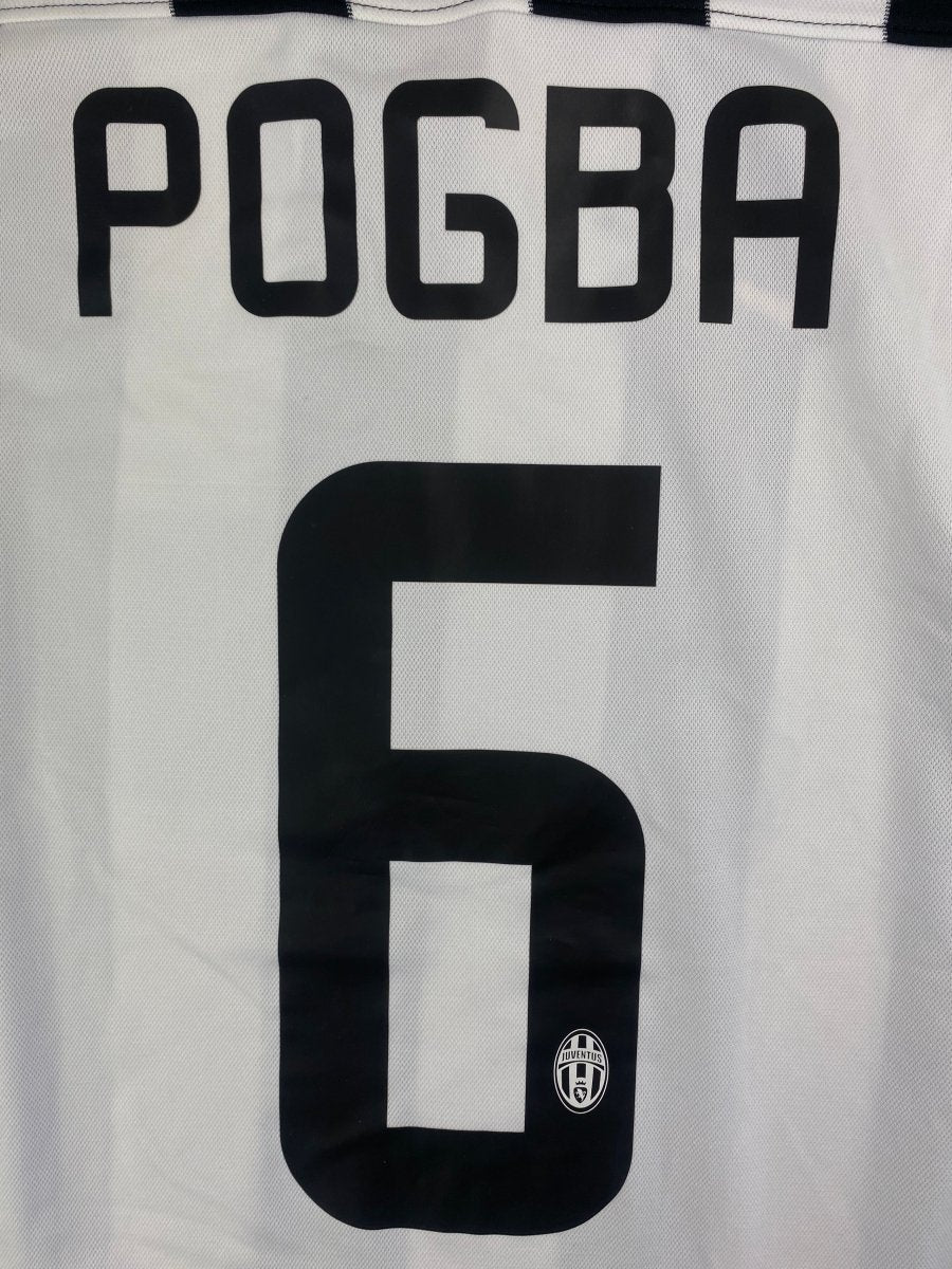 Juventus Home Shirt 2014/15 Pogba #6 - 9/10 - M