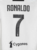 Juventus Home Shirt 2018/19 Ronaldo 7 (L Kids)