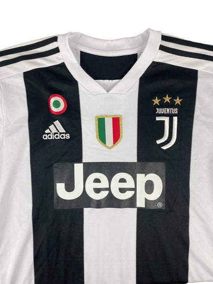 Juventus Home Shirt 2018/19 Ronaldo #7 Signed - 9/10 - L